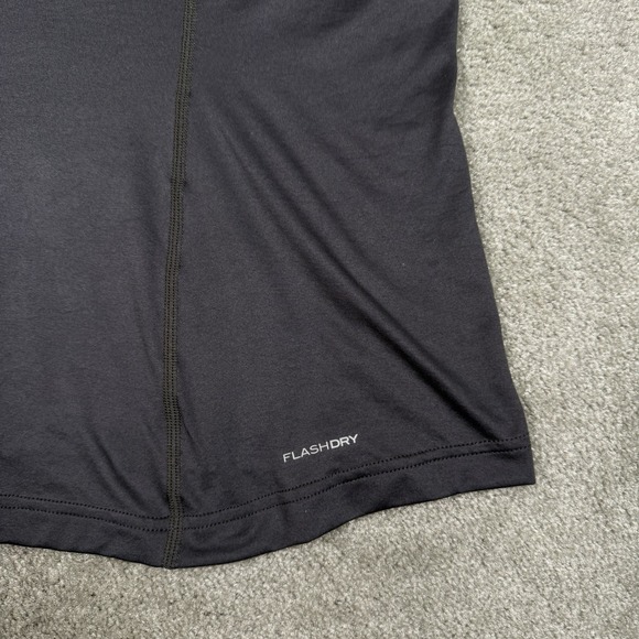 North Face Shirt Womens Medium Short Sleeve Lightweight Crew Neck Gray Flashdry - Picture 6 of 10